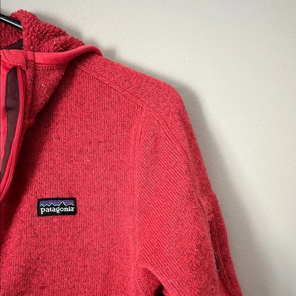 Patagonia Better Sweater Vibrant Red Full-Zip Fleece Jacket - Picture 4 of 5
